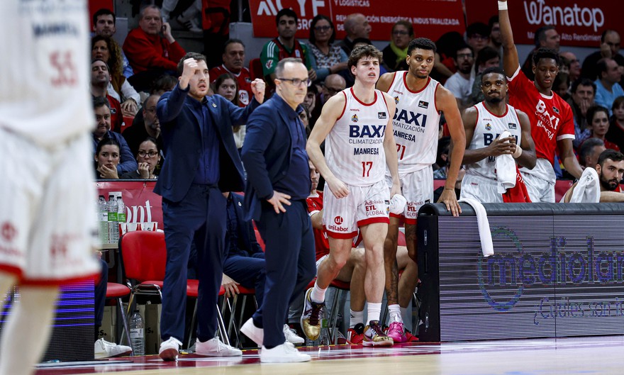 BAXI Manresa faces a definitive derby at home against Joventut