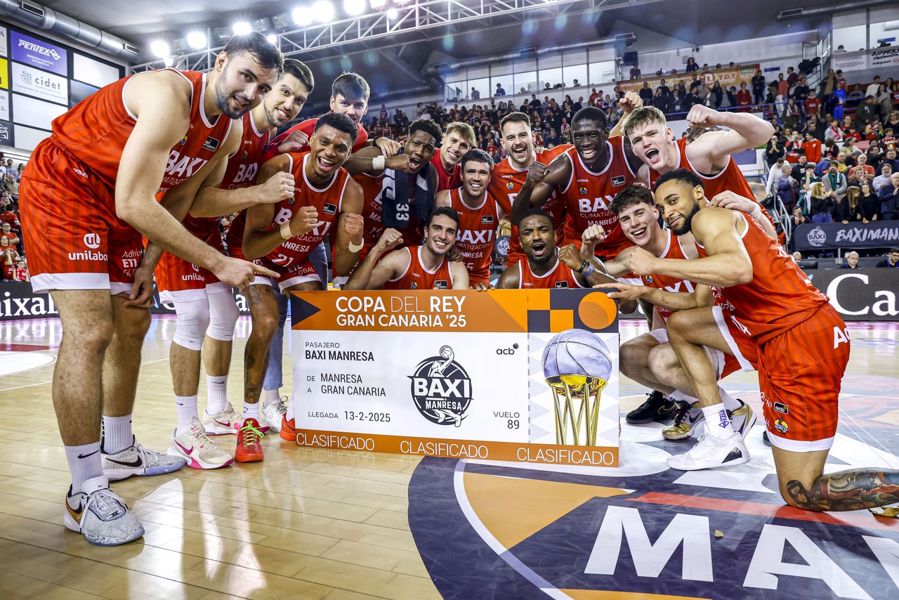 BAXI Manresa earns its ticket to the Copa del Rey