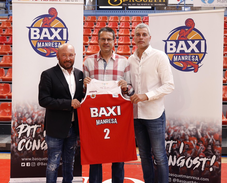 Pedro Martínez, presentat com a nou entrenador del BAXI Manresa amb gran expectació