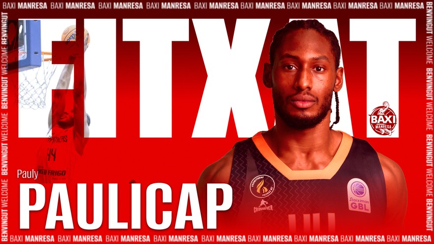 El BAXI Manresa incorpora el pivot Pauly Paulicap El BAXI Manresa incorpora el pivot Pauly Paulicap