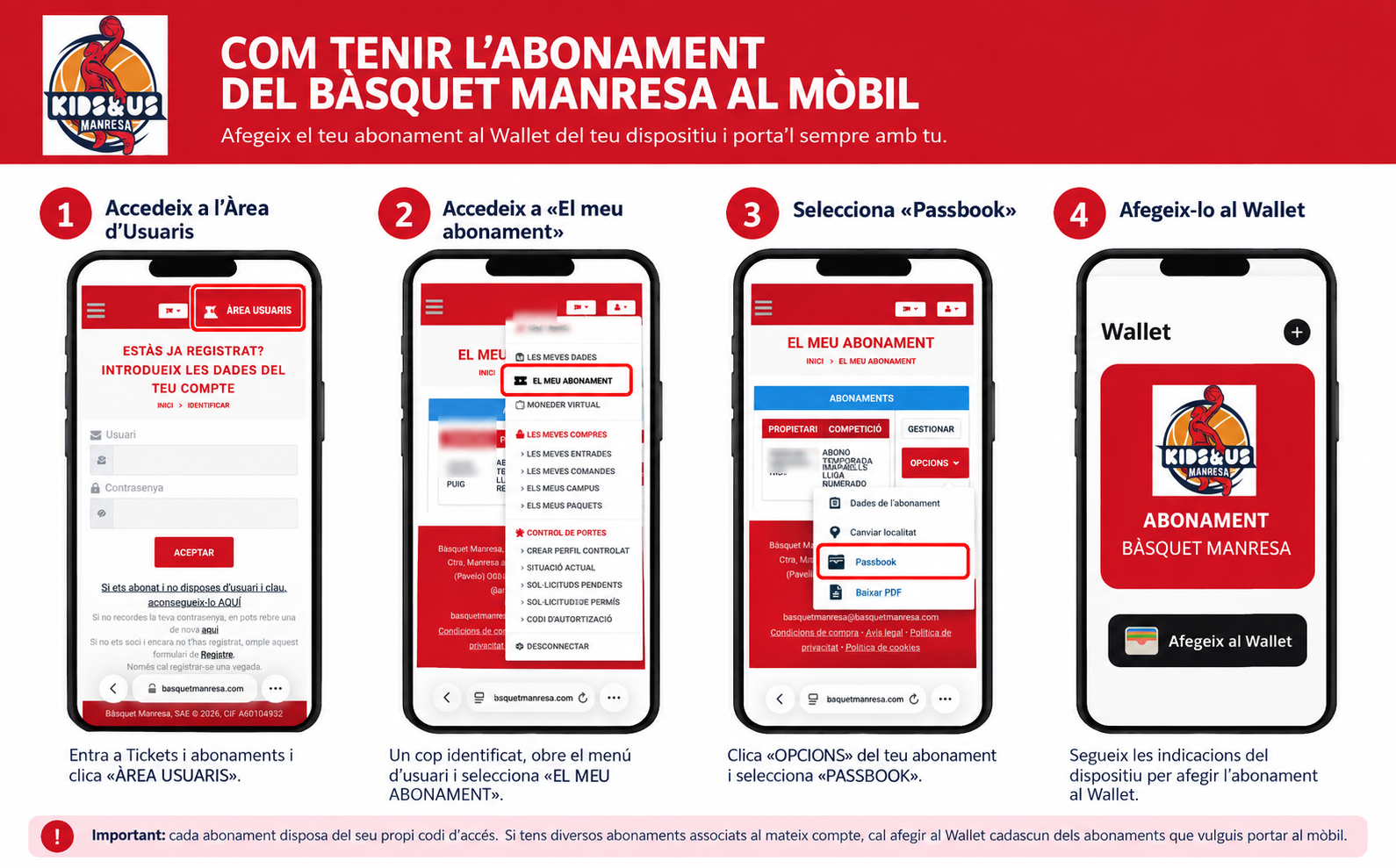 Procediment dels abonats per tenir l'abonament al mòbil Procediment dels abonats per tenir l'abonament al mòbil
