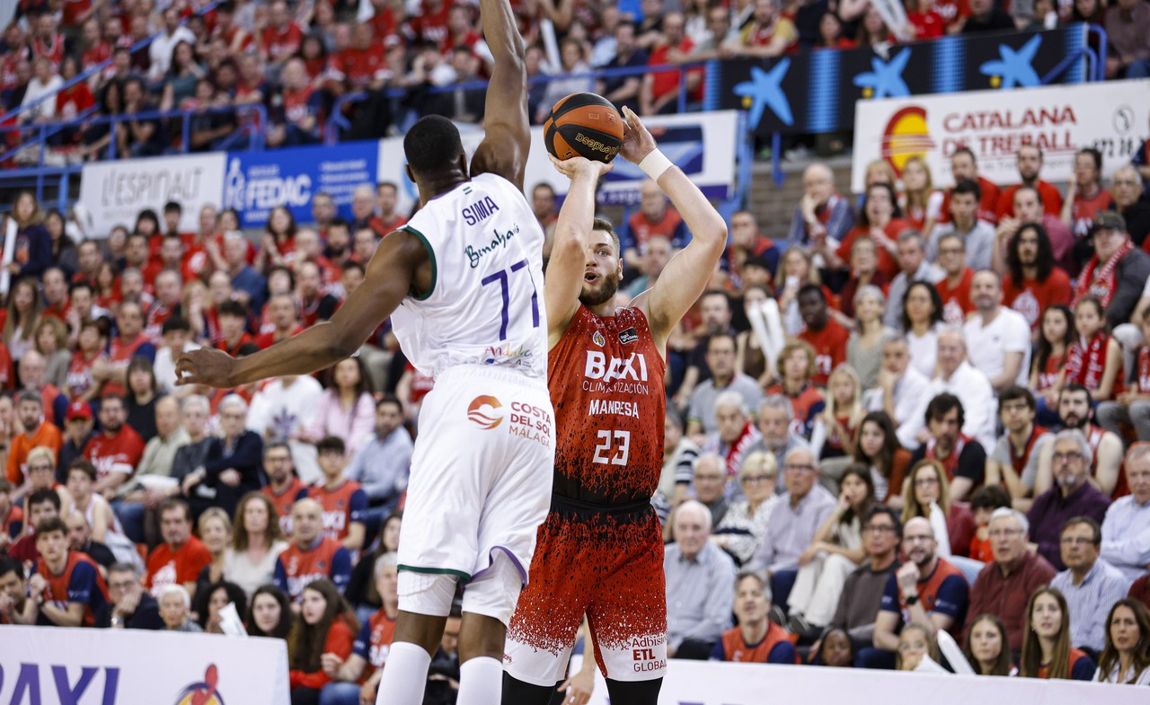 A BAXI Manresa bregador cannot stop the good moment of Unicaja