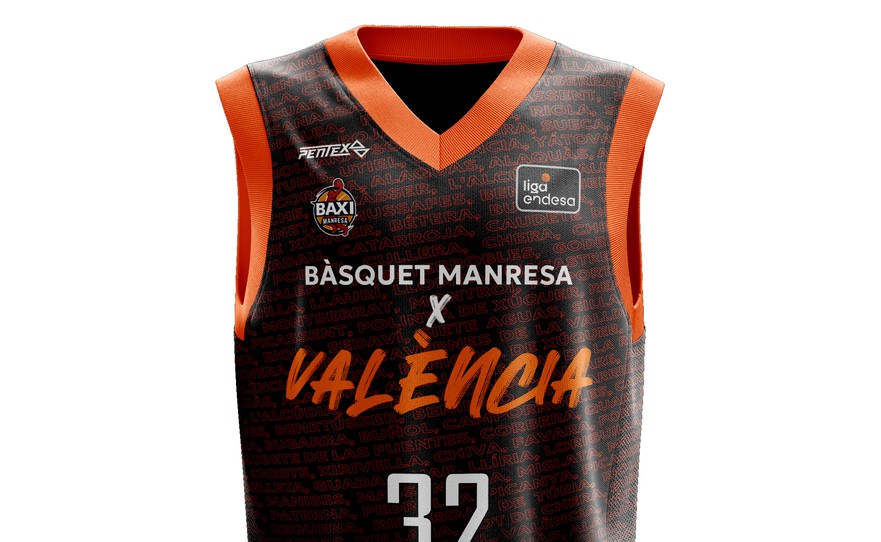 BAXI Manresa will play with a special jersey to help the victims of the DANA in Valencia